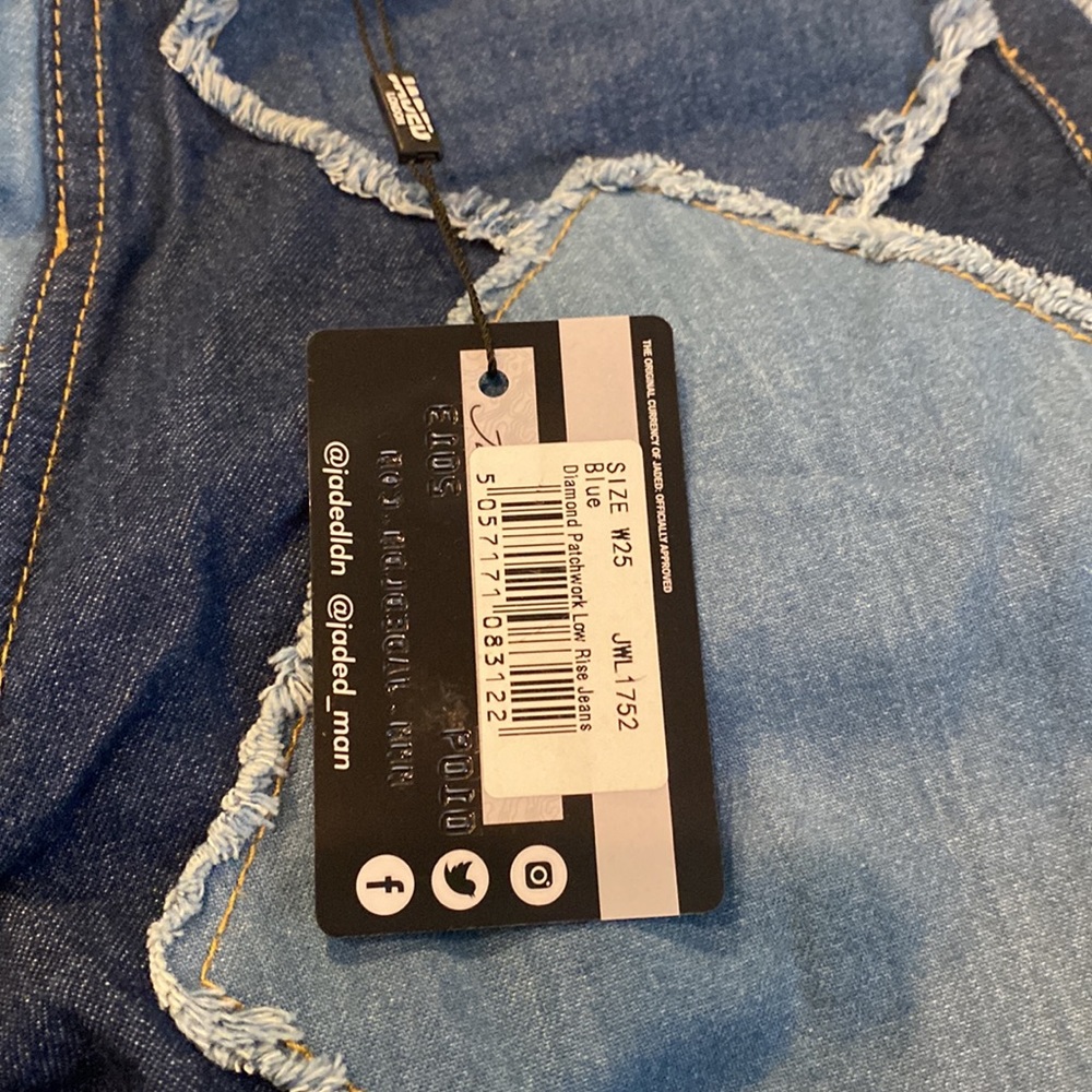 💙New JADED LONDON💙 Patch, Low Rise jeans - Picture 8 of 8